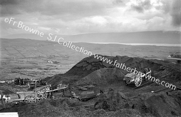 VIEWS OF COAL DUMPS AT MOUTH OF RIVER SHOWING LOUGH ALLEN SLIEVE ANEERIN AWAY TO N.E.